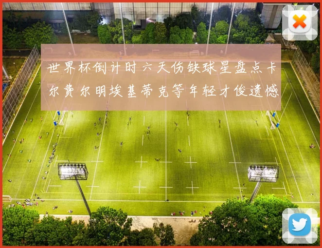 世界杯倒计时六天伤缺球星盘点卡尔费尔明埃基蒂克等年轻才俊遗憾缺席